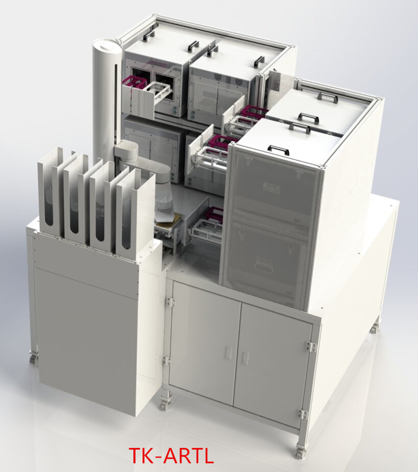 Off-line automated RF test system