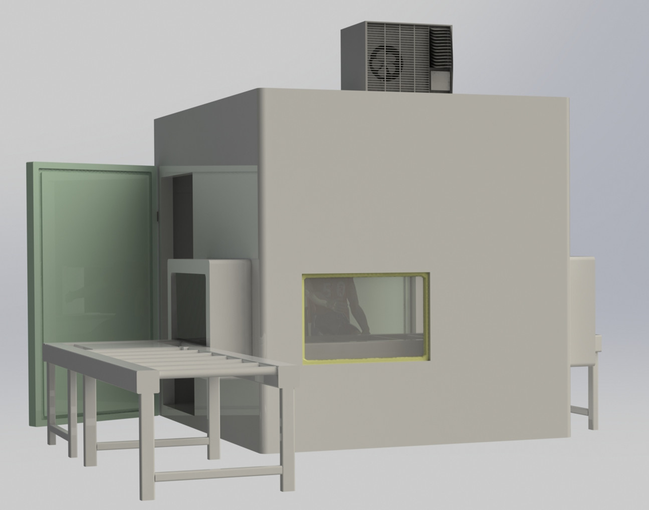 Shielding soundproof testing cabinet